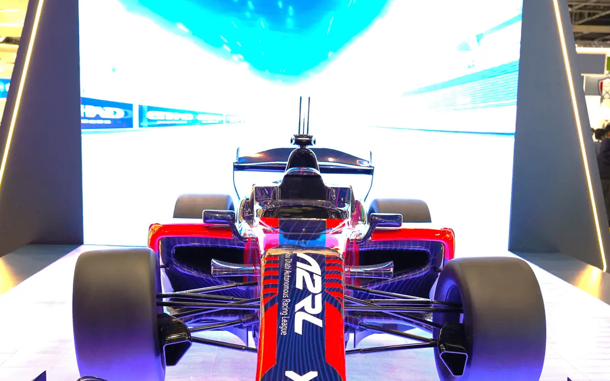 Full-size 3D printed Formula 1 show car built by UltraTec 3D for GITEX