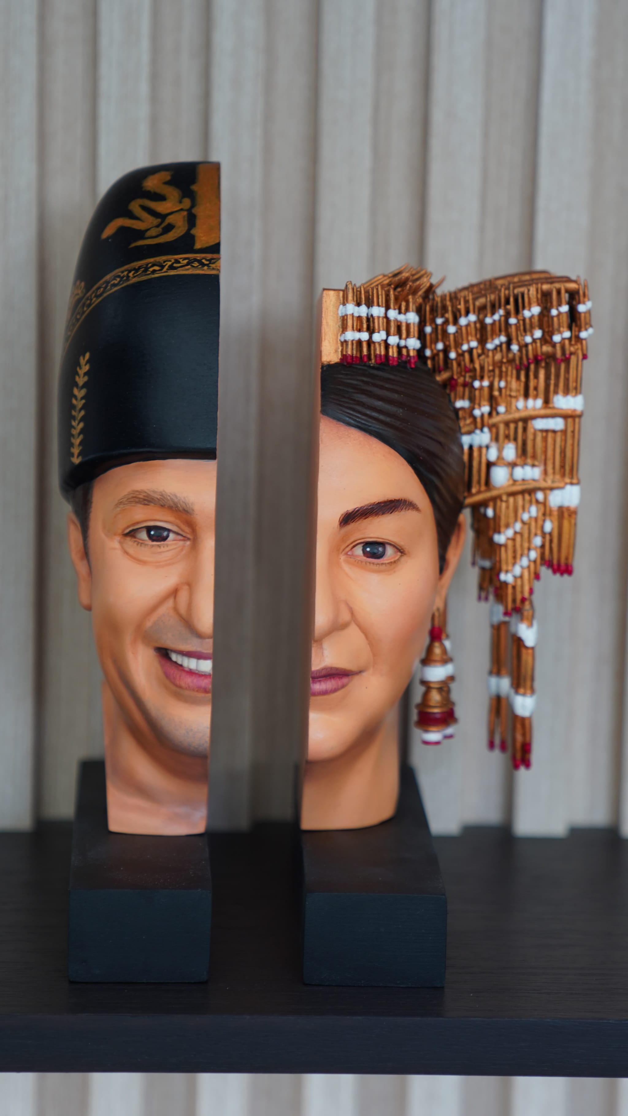 Half Faced Personalized Figurines